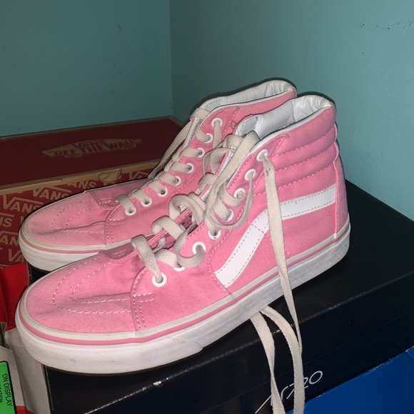 pink van high tops